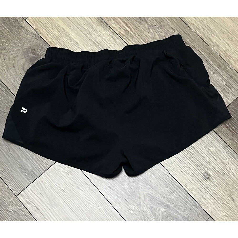 All In Motion Women's XXL Lined Run Shorts - Zip Pocket - Black MID RISE nwot - Picture 10 of 10